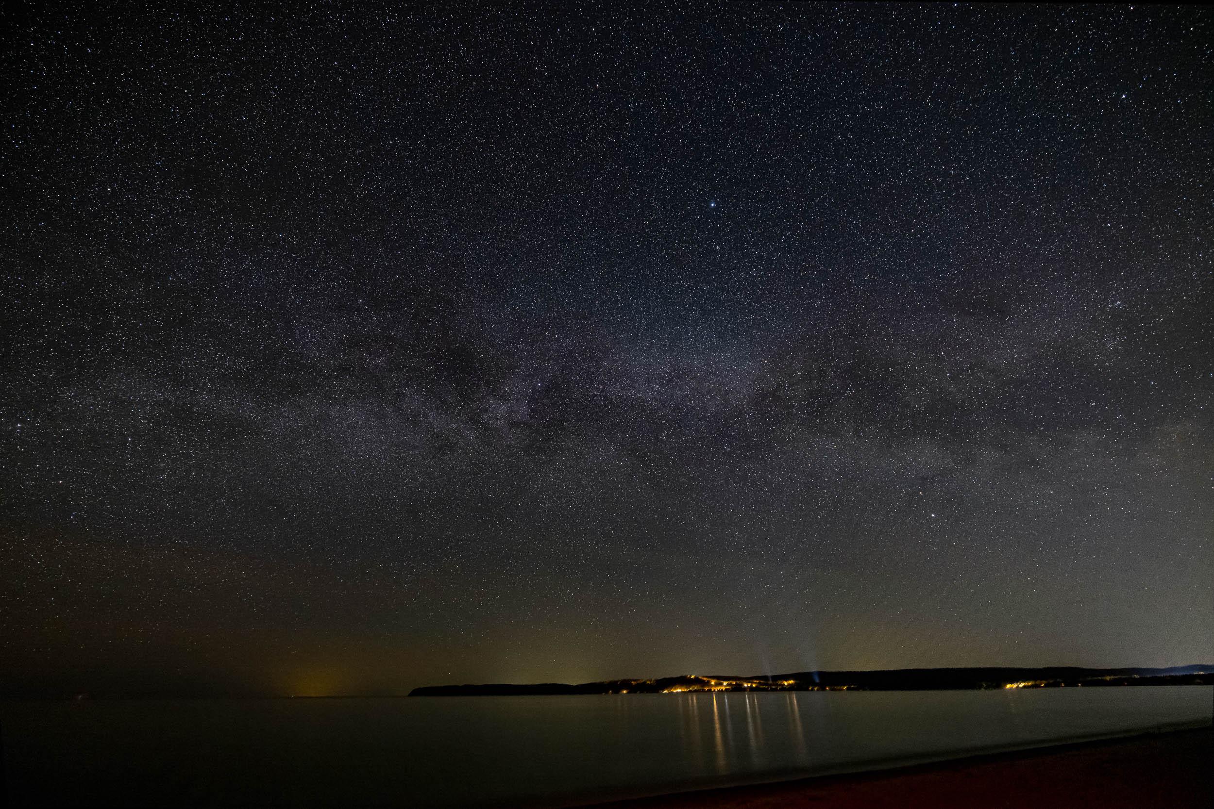 The Milky Way arcing across the night sky