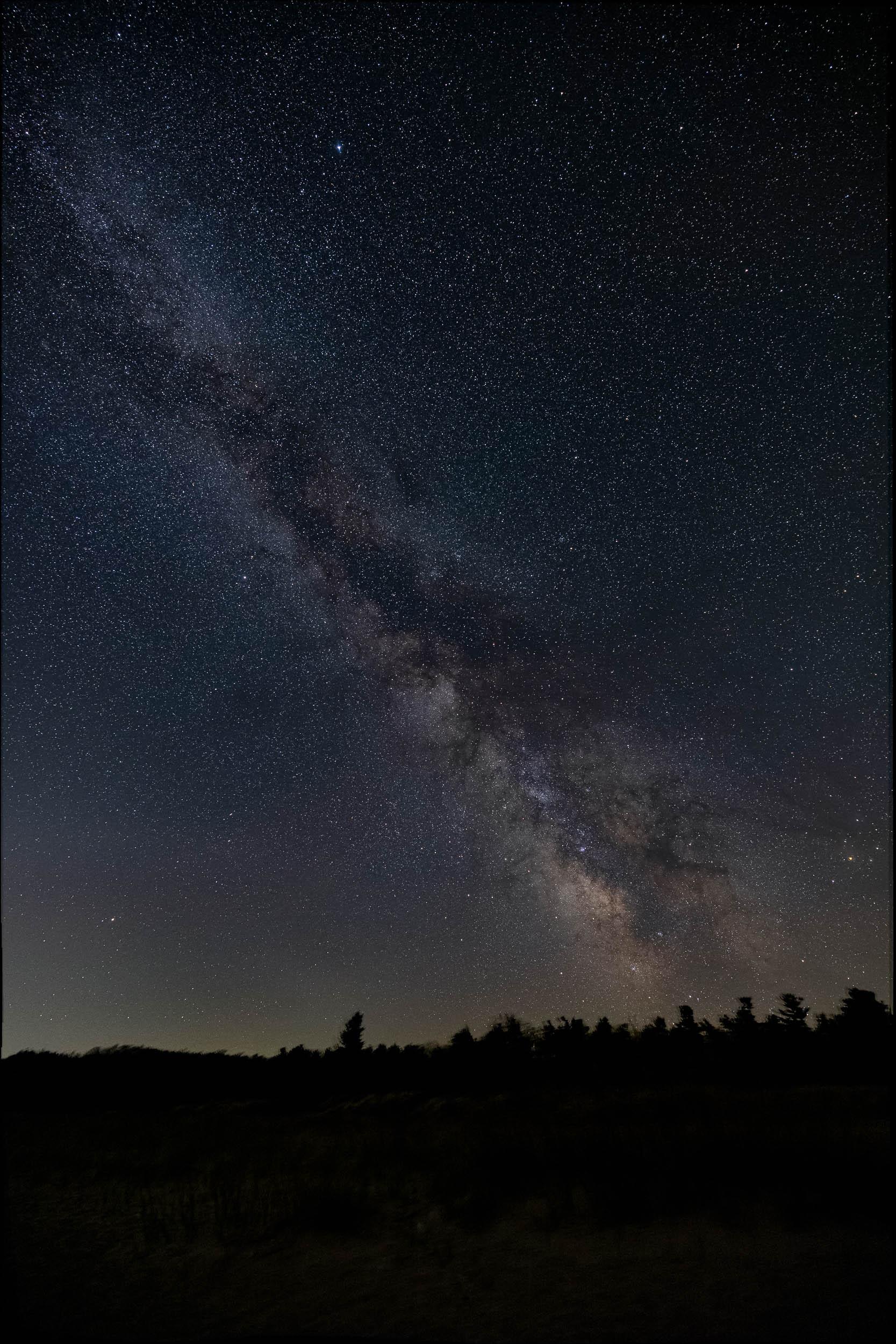The Milky Way arcing across the night sky
