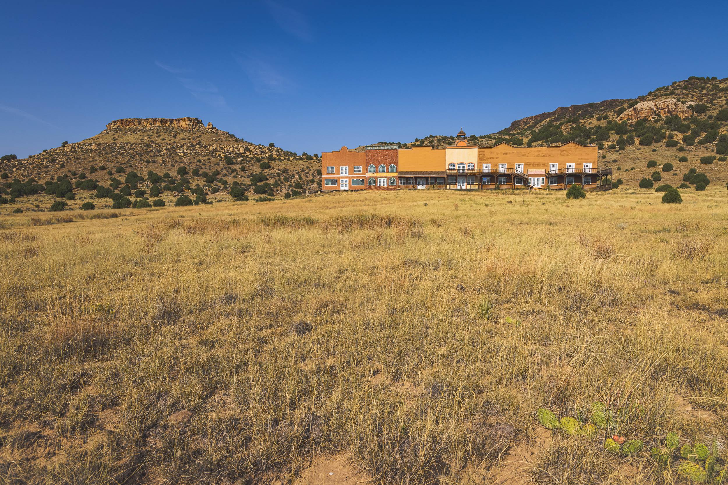 An abandoned structure near Black Mesa, Oklahoma