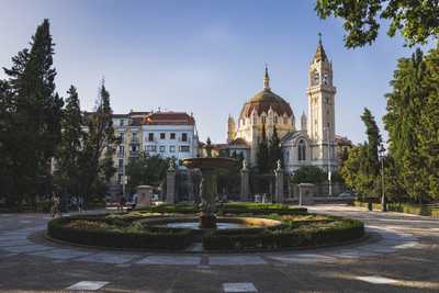 A cathedral in Madrid near Retiro.
