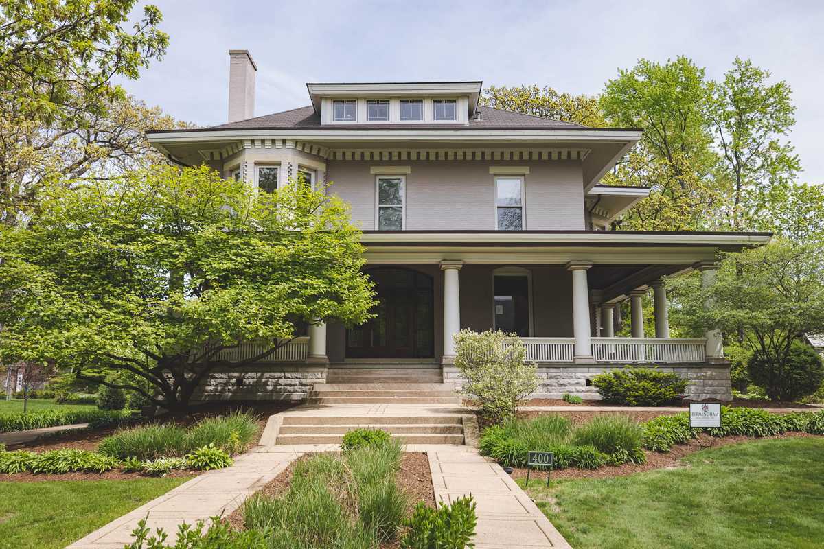 A home on the route of the architecture tour in Oak Park, IL