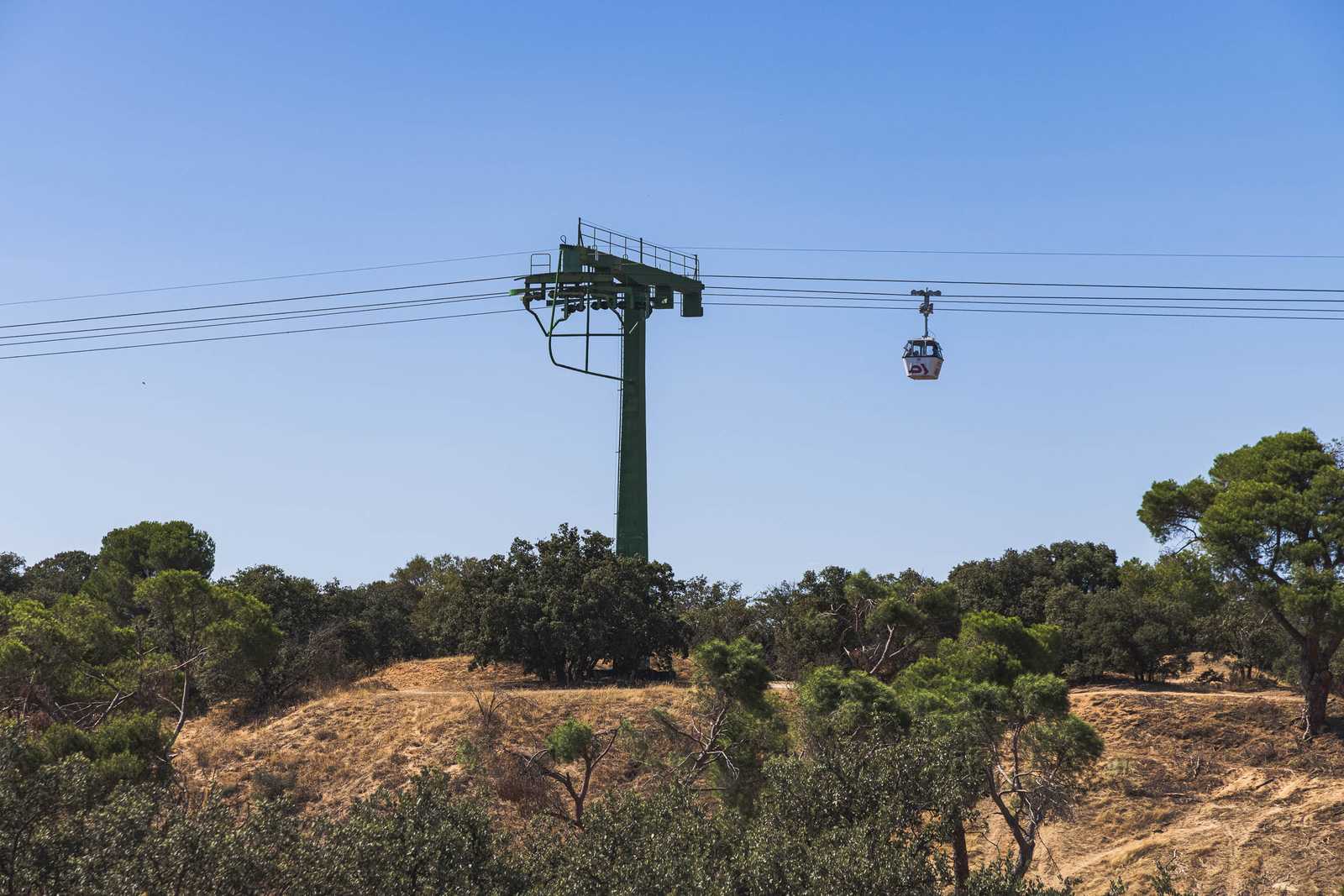 The Teleférico from the park